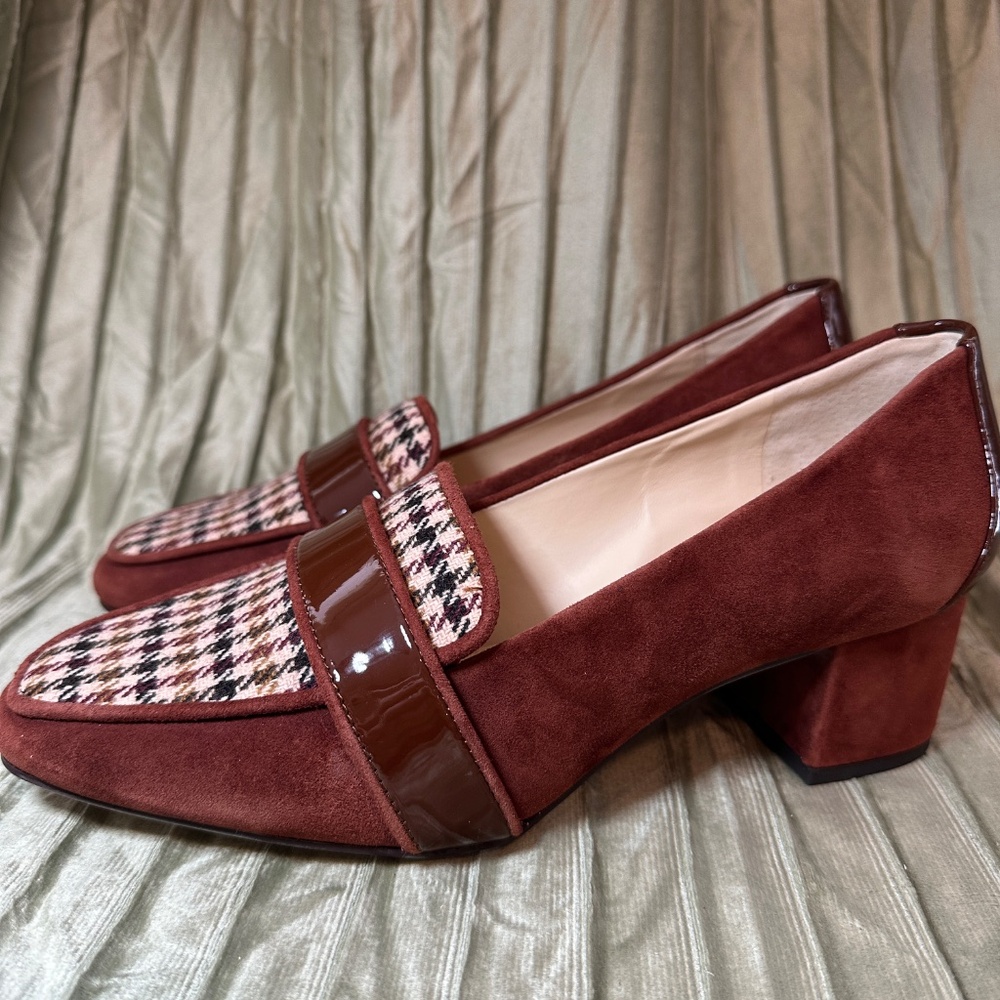Alex Marie Loafer, Size 7, Houndstooth, NWT